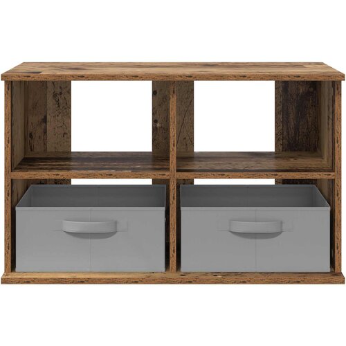  Stalak za TV s ladicama Staro drvo 79 x 40 x 48 cm Slike