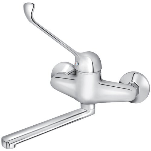 Rosan baterija za lavabo zidna lekarska KING 200 mm J32L001 ROS034 Slike