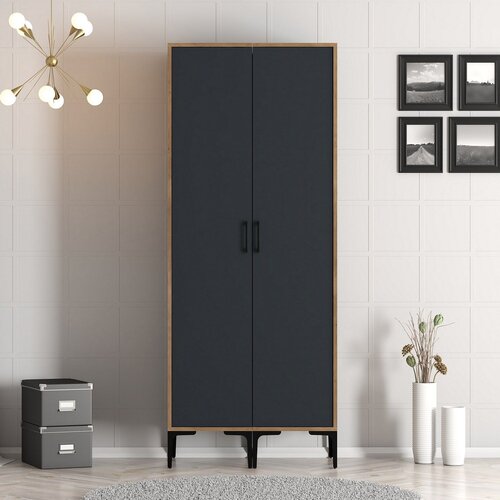 Hanah home Ormar Kumsal SS, 80x201,4x47,5 cm, Antracit Cene