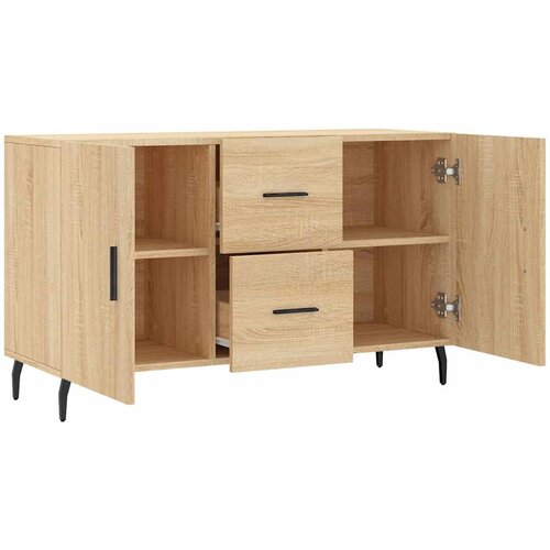  Komoda boja hrasta sonome 100x36x60 cm od konstruiranog drva Slike