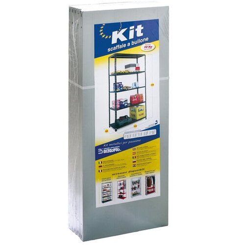 Madras doo Beograd Polica montažna, 100x40x188cm, 70kg po polici, siva Cene