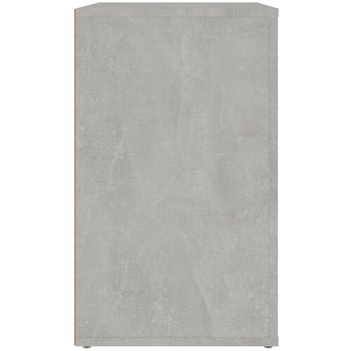  Noćni ormarić Siva boja betona 50x36x60cm od konstruiranog drva Slike