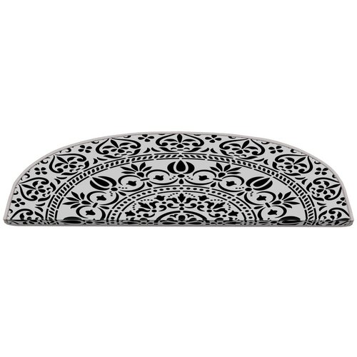 Vitaus Črni/beli komplet preprog za stopnice 16 ks 20x65 cm Anatolian Lace &amp;ndash; Slike