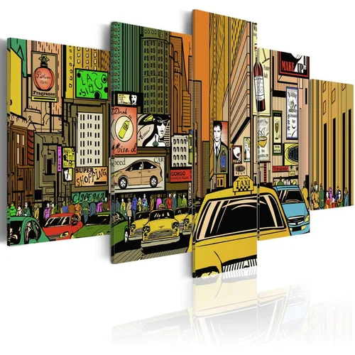  Slika - The streets of New York City in cartoons 200x100