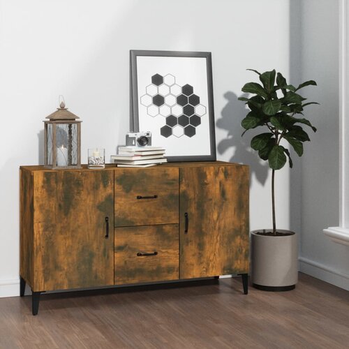  Komoda boja dimljenog hrasta 100 x 36 x 60 cm konstruirano drvo Cene