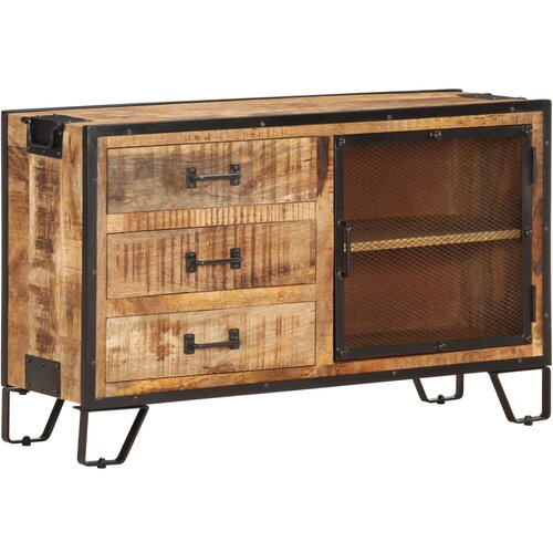 VidaXL Komoda 100x31x60 cm trden robusten mangov les Slike