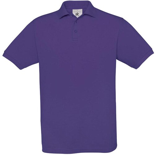  MAJICA KRATKI RUKAVI B&C SAFRAN POLO 180G LJUBIČASTA XL-EOL!! Cijene