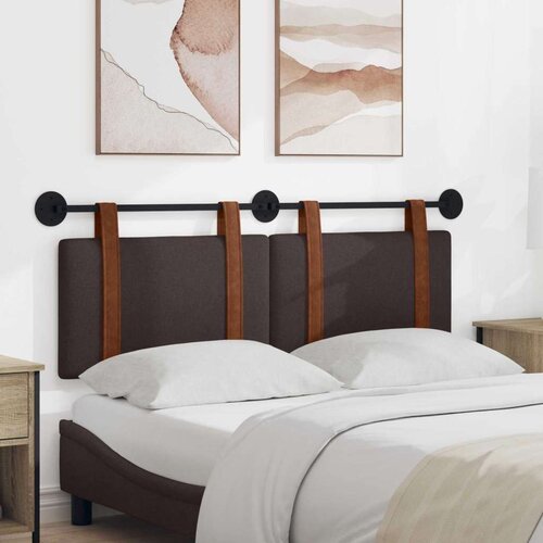  Držeće uzglavlje Zidne Tamno smeđa 130 x 55 x 5 cm Antikni PU - Tamno smeđa 120 cm bez LED Cene