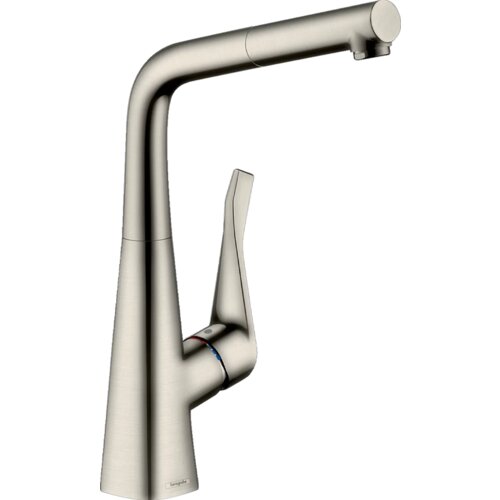 Hansgrohe metris baterija za sudoperu sa izvlačnim tušem nerdjajući čelik 14821800 Cene