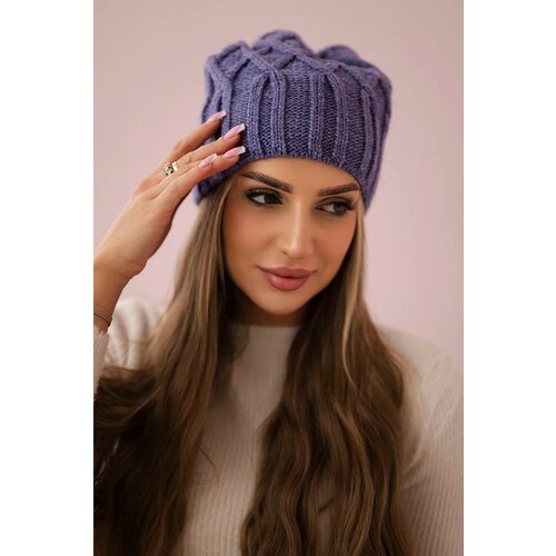 Kesi marka niezdefiniowana Cap with fleece Milano K203 purple Slike