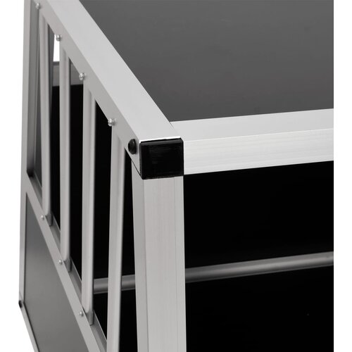 Kavez za pse s dvostrukim vratima 89 x 69 x 50 cm Slike