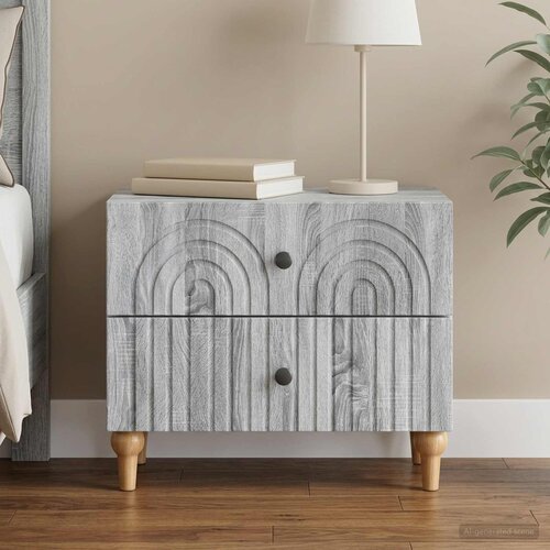  Noćni ormar Siva sonoma 62 x 34,5 x 48 cm Konstruirano drvo Cijene