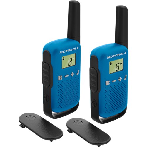 Motorola Walkie Talkie, domet 4 km, 16 kanala, plava – TLKR T42 BL Cijene