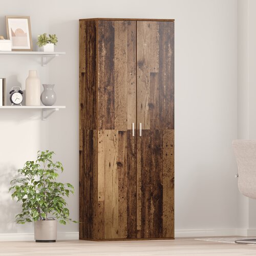 VidaXL Visoko pohi&amp;scaron;tvo Stari les 70x35x180 cm Iverna plo&amp;scaron;ča Slike