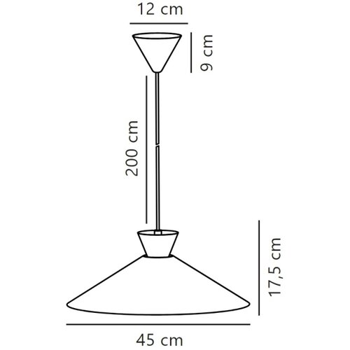 Nordlux visilica na sajli DIAL 1xE27/40W/230V fi 45 cm siva Slike