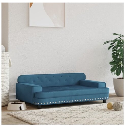 vidaXL Pasja postelja modra 90x53x30 cm zamet Cene