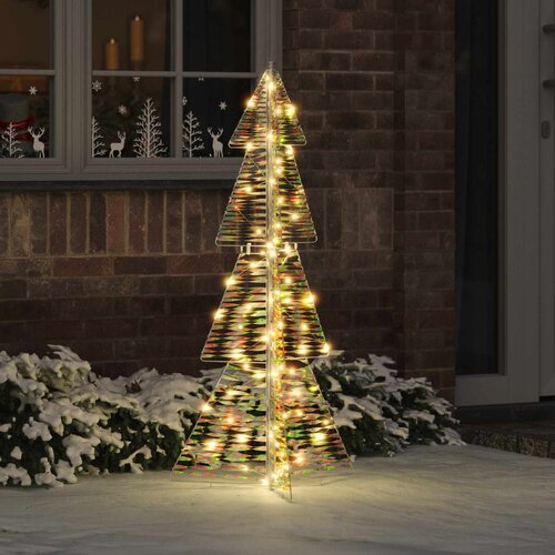  Božićno drvce s 100 LED svjetlima Topla bijela 120 cm PET Cijene