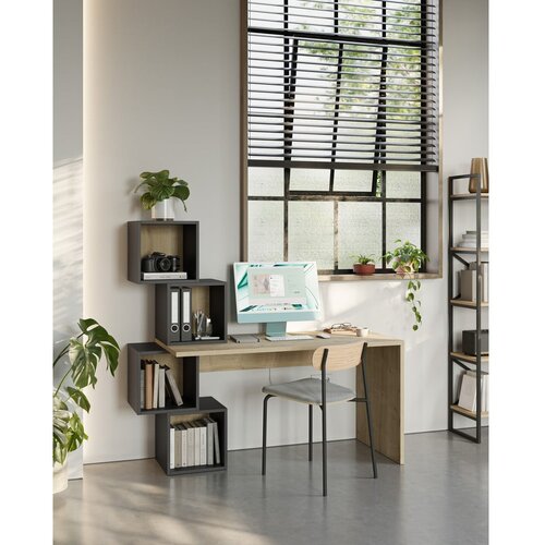 Marckeric Radni stol u dekoru hrasta 60x154 cm Cubik &amp;ndash; Slike