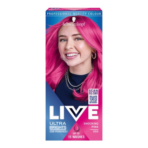 Schwarzkopf barva za lase - Live Ultra Brights Or Pastel - 93 Shocking Pink Cene
