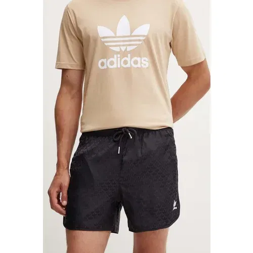 Adidas Kratke hlače moške, črna barva, IZ2534