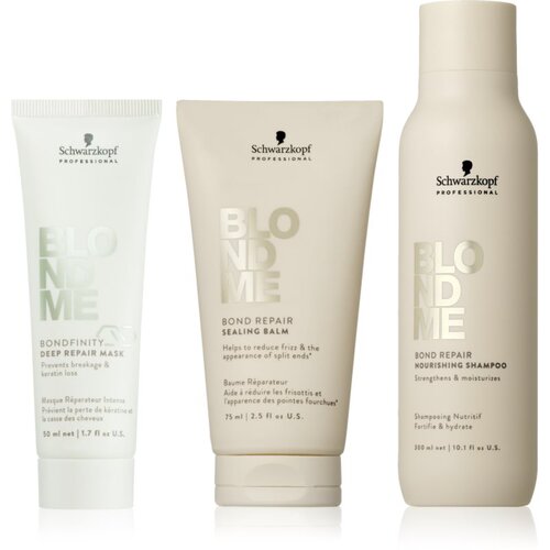 Schwarzkopf Professional Blondme Repair Nourishing Set set za blond lase Slike