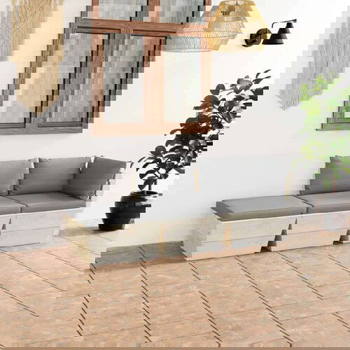  Garnitura iz palet 3-delna z blazinami smrekovina Cene