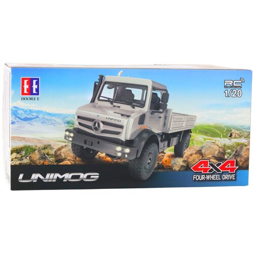  Licencirani kamion na daljinsko upravljanje Mercedes Unimo RC 4x4 1:20 - sivi Slike