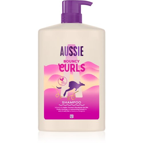 Aussie Bouncy Curls &amp;scaron;ampon za intenzivnu hidrataciju za valovitu i kovrčavu kosu 1000 ml Slike