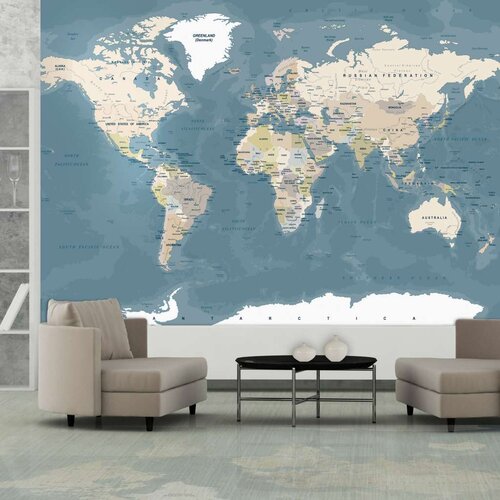  Tapeta - Vintage World Map 100x70 Slike