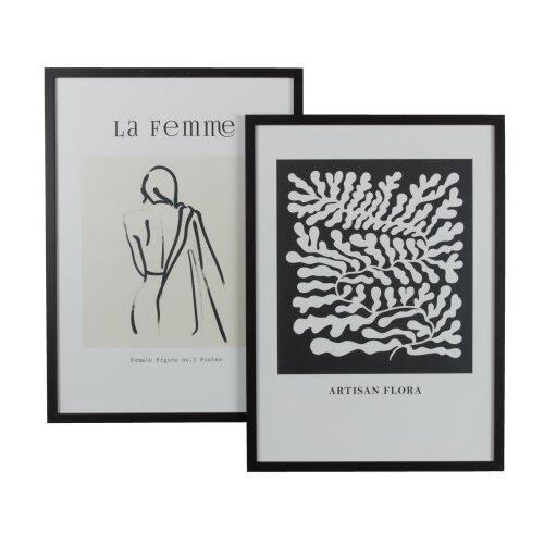  Picture frame Oscar 50x70cm black ( 4912367 ) Cene