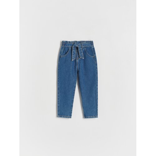 Reserved hlače classic denim baggy - modra Cene
