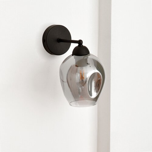  Zidna lampa LILI 1xE27/15W/230V crna/siva Slike