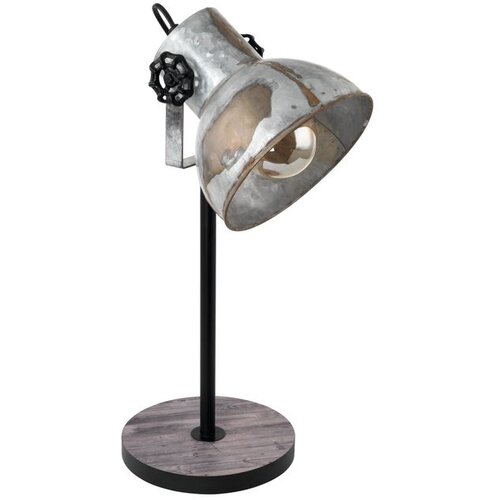 Eglo Barnstaple stolna lampa E27, 40 cm, smeđa patina/cink izgled, 49718 Slike