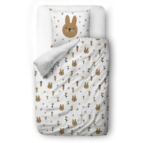 Butter Kings Dječja posteljina za krevet za jednu osobu od pamučnog satena 135x200 cm Sweet Bunnies – Cijene