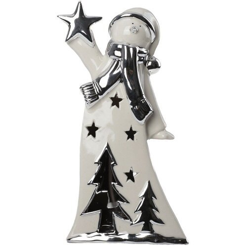 Festa novogodišnja figura sneško sa zvezdom 21 cm 760361 Cene