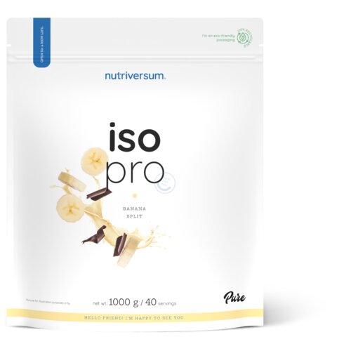 NUTRIVERSUM ISO Pro 1000g, 40 Porcija - Visoko Kvalitetni Izolat Proteina Surutke Slike