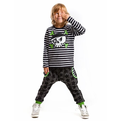 Mushi Pirate Head Sweat-Pants Set Slike