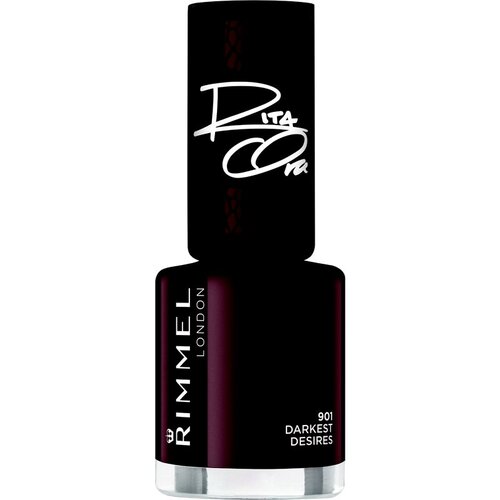Rimmel London 60 Seconds By Rita Ora lak za nohte 8 ml odtenek 901 Darkest Desires Cene