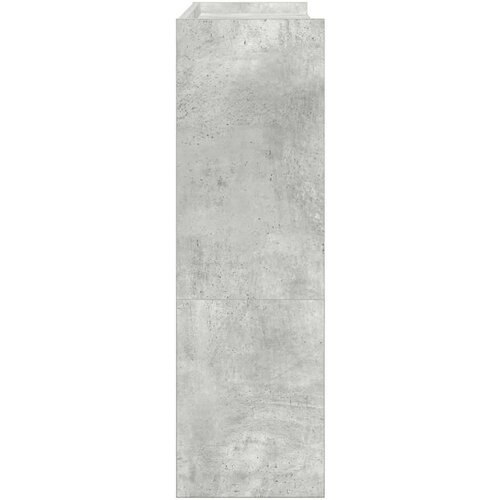 VidaXL stalak za cipele boja betona 80x25x81 cm konstruirano drvo Slike