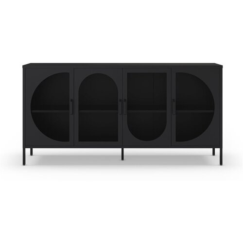 Marckeric Črna komoda 160x90 cm Tayra – Cene