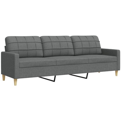 vidaXL Trosed temno siv 180 cm blago, (21256001) Cene