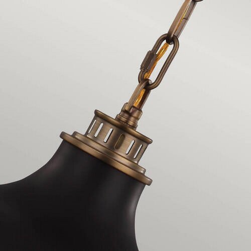 Elstead Lighting Feiss FE-CADENCE-2P-MB - Luster na lancu CADENCE 2xE27/75W/230V Slike