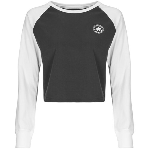 Converse Majice z dolgimi rokavi RAGLAN LONG-SLEEVE TOP Bela Cene