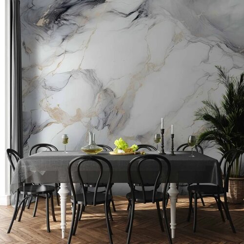  Foto tapeta - Elegant Marble - Stone Structures in Neutral Colours 400x280 Vodootporna Cene
