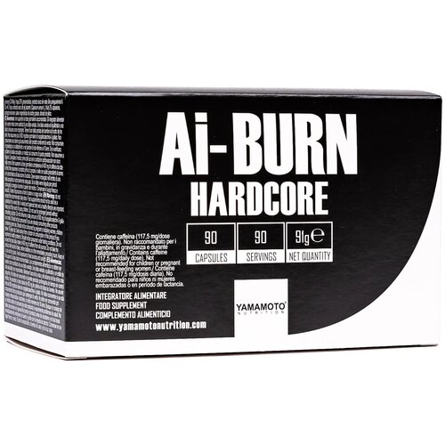 Yamamoto nutrition ai-burn hardcore, 90 kapsula – ekstremni sagorevač masti Cene