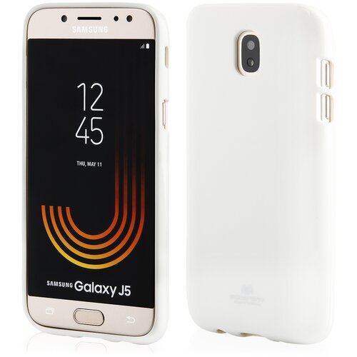  Gumijasti / gel etui Mercury Jelly Case za Samsung Galaxy J5 (2017) - beli Slike