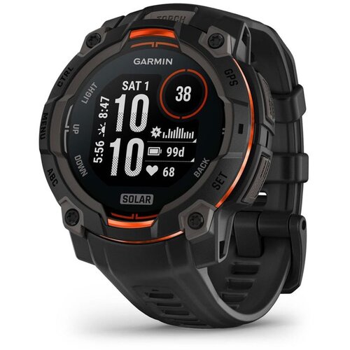 Garmin pametni sat Instinct 3 45 mm Solar, crni Cene
