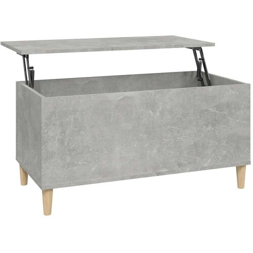  Stolić za kavu siva boja betona 90x44,5x45 cm konstruirano drvo Slike