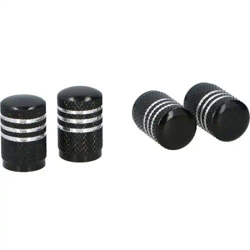 Dunlop Aluminijumske kapice za ventil BlackSilver Cene