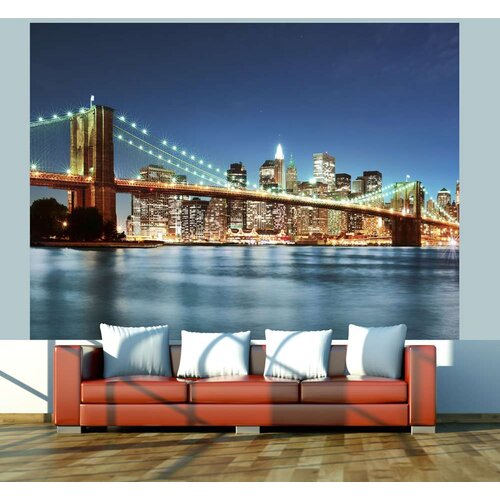  Tapeta - Sparkling Brooklyn Bridge 350x270 Slike